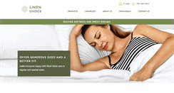 Desktop Screenshot of linenchoice.com